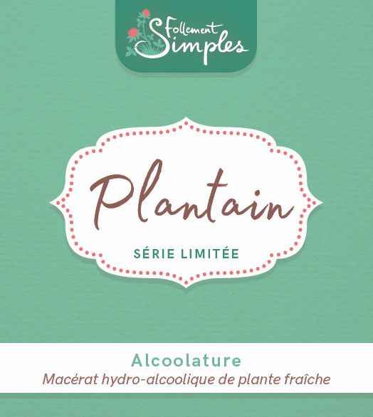 Alcoolature de Plantain "Série limitée"
